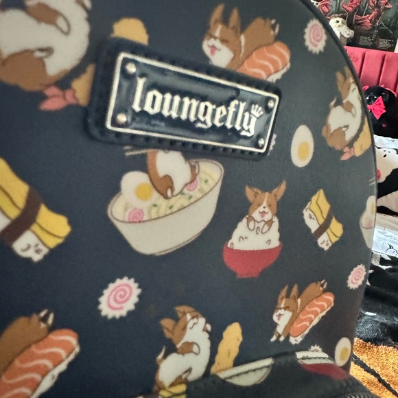 Rare Loungefly Corgi Ramen Backpack - Picture 2 of 7